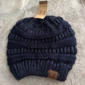 C.C Dark Knit Beanie